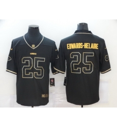 Nike Chiefs 25 Clyde Edwards Helaire Black Gold Vapor Untouchable Limited Jersey