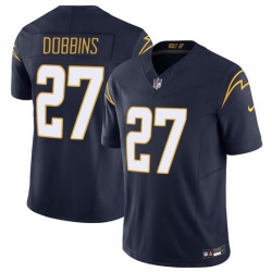 Men Los Angeles Chargers 27 J K Dobbins Navy 2024 F U S E Vapor Limited Stitched Football Jersey