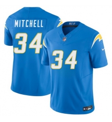 Men Los Angeles Chargers 34 Keaton Mitchell Blue 2026 F U S E Vapor Limited Stitched Football Jersey Men Los Angeles Chargers 34 Keaton Mitchell Blue 2026 F U S E Vapor Limited Stitched Football Jersey