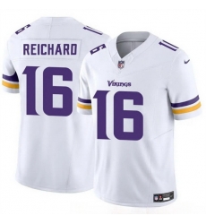 Men Minnesota Vikings 16 Will Reichard White 2024 F U S E  Vapor Untouchable Limited Stitched Jersey