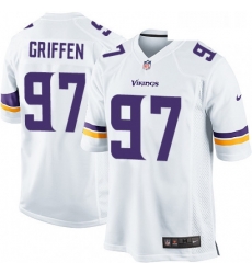 Mens Nike Minnesota Vikings 97 Everson Griffen Game White NFL Jersey