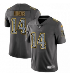 Nike Vikings 14 Stefon Diggs Gray Camo Vapor Untouchable Limited Jersey