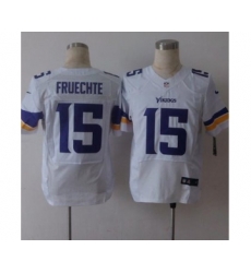 nike nfl jerseys minnesota vikings 15 fruechte white[Elite][fruechte]