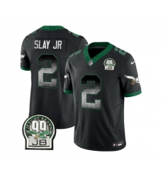 Men Philadelphia Eagles 2 Darius Slay JR Black 2023 F U S E  Throwback Vapor Untouchable Limited Stitched Football Jersey