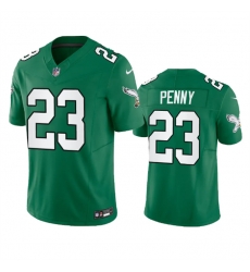 Men Philadelphia Eagles 23 Rashaad Penny Green 2023 F U S E  Vapor Untouchable Stitched Football Jersey