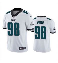 Men Philadelphia Eagles 98 Robert Quinn White Vapor Untouchable Limited Stitched Jersey