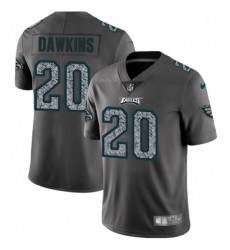 Mens Nike Philadelphia Eagles 20 Brian Dawkins Gray Static Vapor Untouchable Limited NFL Jersey