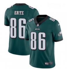 Mens Nike Philadelphia Eagles 86 Zach Ertz Midnight Green Team Color Vapor Untouchable Limited Player NFL Jersey