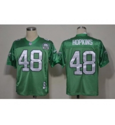 NFL Jerseys Philadelphia Eagle 48 Wes Hopkins Throwback Green