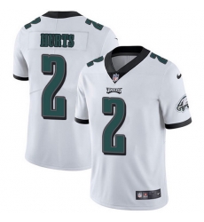 Nike Eagles 2 Jalen Hurts White Men Stitched NFL Vapor Untouchable Limited Jersey