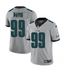 Nike Eagles 99 Jordan Davis Gray 2022 NFL Draft Vapor Untouchable Limited Jerse