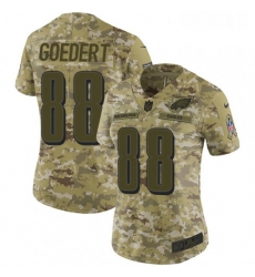 Womens Nike Philadelphia Eagles 88 Dallas Goedert Limited Camo 2018 Salute to Service NFL Jersey