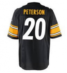 Men PITTSBURGH STEELERS Patrick Peterson #20 Vapor Limited Nike Black Jersey