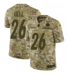 Youth Nike Pittsburgh Steelers 26 LeVeon Bell Limited Camo 2018 Salute to Service NFL Jerse