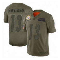 Youth Pittsburgh Steelers 13 James Washington Limited Camo 2019 Salute to Service Football Jersey