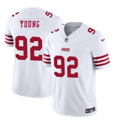 Men San Francisco 49ers 92 Chase Young White 2023 F U S E  Stitched Football Jersey