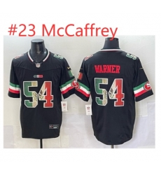 Men San Francisco 49ers Christian McCaffrey #23 Black 2025 F U S E Mexico Vapor Limited Stitched Football Jersey