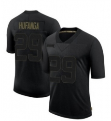 Men's San francisco 49ers #29 Talanoa Hufanga Icon Black Stitched NFL Jersey