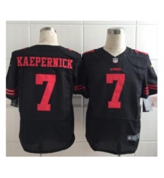 nike nfl jerseys san francisco 49ers 7 colin kaepernick black[Elite]