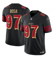Youth San Francisco 49ers 97 Nick Bosa Black 2025 F U S E Rivalries Vapor Limited Stitched Football Jersey Youth San Francisco 49ers 97 Nick Bosa Black 2025 F U S E Rivalries Vapor Limited Stitched Football Jersey