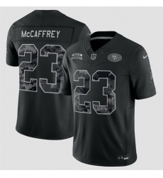 Youth San Francisco 49ers  Christian McCaffrey Black 2026 Salute to Service Limited Stitched Football Jersey