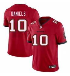 Men Tampa Bay Buccaneers  10 Jalon Daniels Red 2026 Draft Vapor Limited Stitched Jersey