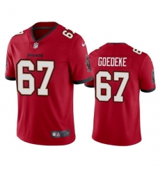 Men Tampa Bay Buccaneers 67 Luke Goedeke Red Vapor Untouchable Limited Stitched Jersey