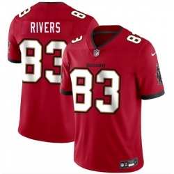 Men Tampa Bay Buccaneers  83 Eric Rivers Red 2026 Draft Vapor Limited Stitched Jersey
