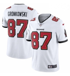 Men Tampa Bay Buccaneers #87 Rob Gronkowski Nike White Vapor Limited Jersey