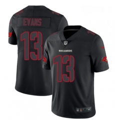 Mens Nike Tampa Bay Buccaneers 13 Mike Evans Limited Black Rush Impact NFL Jersey