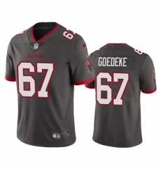 Men's Tampa Bay Buccaneers #67 Luke Goedeke Grey Vapor Untouchable Limited Stitched Jersey