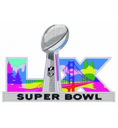2025 2026 Super Bowl LX Patch Biaog