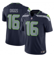 Men Seattle Seahawks 16 Trevon Diggs Navy 2026 F U S E Vapor Untouchable Limited Stitched Football Jersey