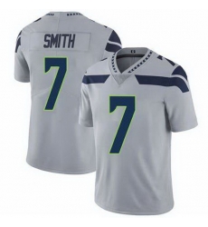 Youth Seattle Seahawks Geno Smith #7 Grey Vapor Limited NFL Jersey