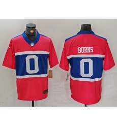 Men New York Giants 0 Brian Burns Century Red Alternate Vapor F U S E  Limited Stitched Football Jersey