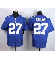 nike nfl jerseys new york giants 27 collins blue[Elite][collins]