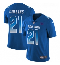 Womens Nike New York Giants 21 Landon Collins Limited Royal Blue 2018 Pro Bowl NFL Jersey