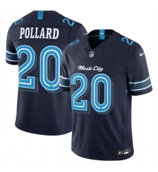 Men Tennessee Titans  20 Tony Pollard Navy 2026 F U S E   Music City  Rivalries Collection Limited Stitched Football Jersey