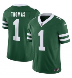 Men New York Jets  1 Azareye h Thomas Green 2026 Draft F U S E  Vapor Untouchable Limited Stitched Jersey