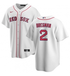 Men Boston Red Sox 2 Alex Bregman White 2024 Cool Base Stitched Baseball Jersey