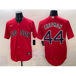 Men Boston Red Sox 44 Aroldis Chapman Red Cool Base Stitched Baseball Jersey
