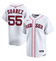 Men Boston Red Sox Nike Home Limited Jersey White Suarez Ranger 55 Men Boston Red Sox Nike Home Limited Jersey White Suarez Ranger 55