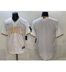 Men Pittsburgh Pirates Blank White 2026 City Connect Stadium Stitched Baseball Jersey Men Pittsburgh Pirates Blank White 2026 City Connect Stadium Stitched Baseball Jersey