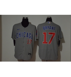 Cubs 17 Kris Bryant Gray 2020 Nike Cool Base Jersey