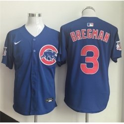 Men Chicago Cubs  3 Alex Bregman Royal 2026 Limited Stitched Baseball Jersey