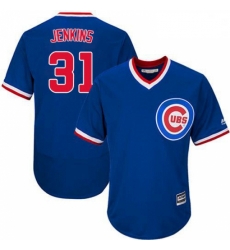 Mens Majestic Chicago Cubs 31 Fergie Jenkins Royal Blue Flexbase Authentic Collection Cooperstown MLB Jersey