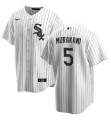 Men Chicago White Sox 5 Munetaka Murakami White 2025 Home Limited Stitched Baseball Jersey Men Chicago White Sox 5 Munetaka Murakami White 2025 Home Limited Stitched Baseball Jersey