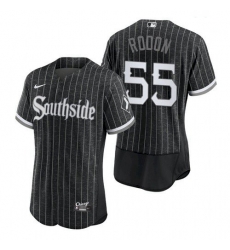 Men's Chicago White Sox Southside Carlos Rodon Black Authentic Jersey