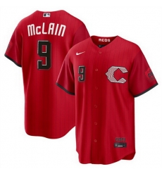 Men Cincinnati Reds 9 Matt McLain Red 2026 City Connect Stadium Stitched Baseball Jersey Men Cincinnati Reds 9 Matt McLain Red 2026 City Connect Stadium Stitched Baseball Jersey