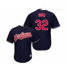 Mens Cleveland Indians 32 Zach Duke Replica Navy Blue Alternate 1 Cool Base Baseball Jersey 